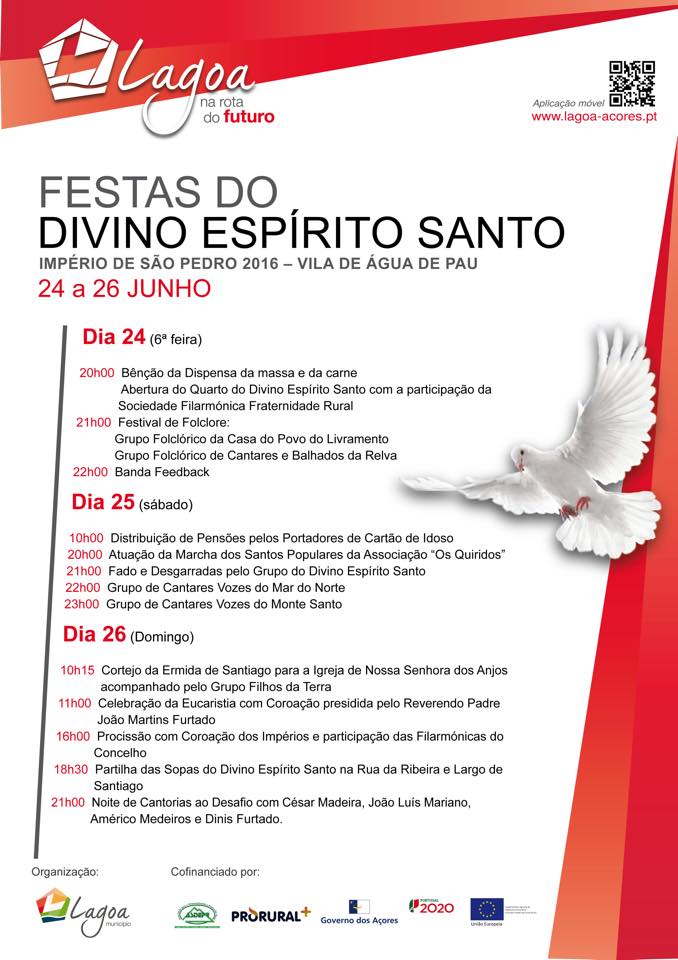 Festas Espirito Santo Agua de Pau_Cartaz